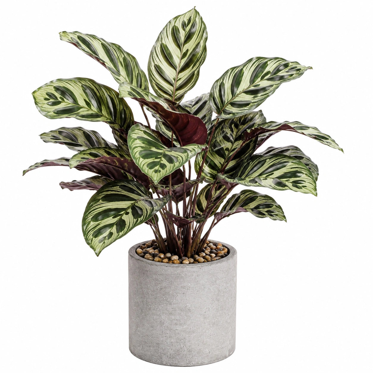 Plante verte artificielle en pot 80 cm feuillage vert style tropical intérieur